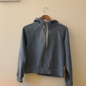 Vuori Blue Half-Zip Hoodie